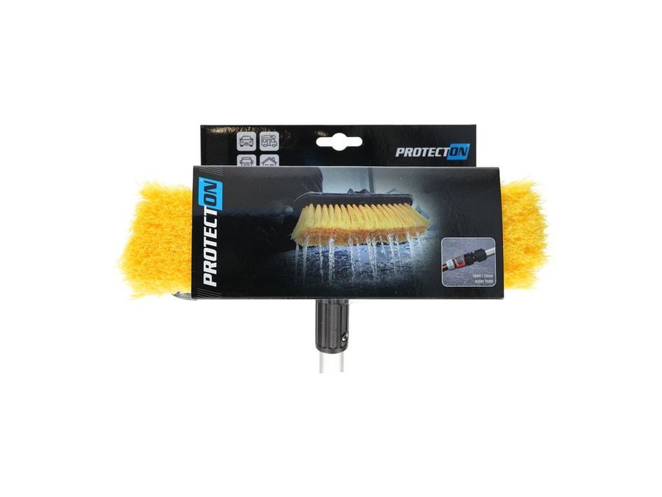 Perie spalat auto Protecton cu bara extensibila 95-160 cm, conectare la furtun de apa si alimentare blocabila