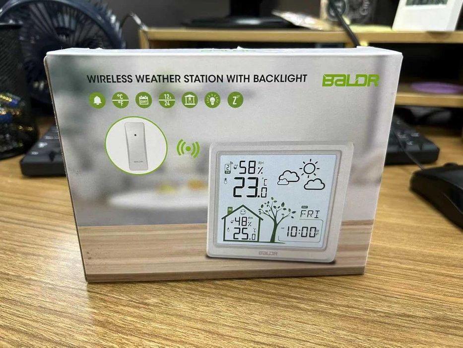 Bluetooth и Wifi  метеорологична станция  с външен сензор LEVIPE