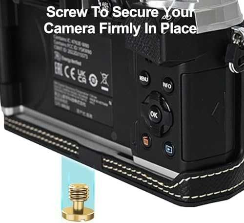 Нов кожен Стилен калъф и капачка фотоапарат Olympus OM-5/OM-D E-M5 III