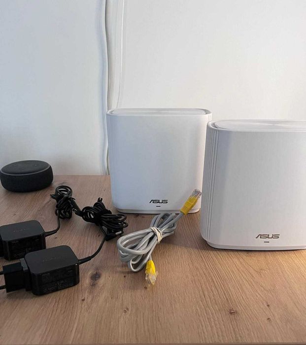 Sistem mesh, triband ASUS ZenWiFi AC CT8 (W-2-PK), AC3000, alb