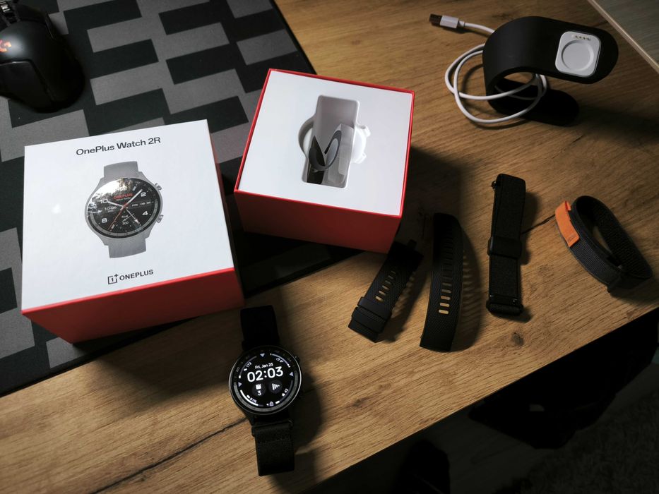 Ceas Oneplus Watch 2R aproape nou + accesorii