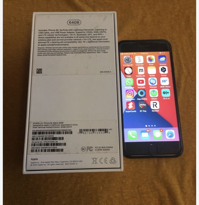 Iph. Se 2020 . 64gb. Ipho.ne SE 2 full box