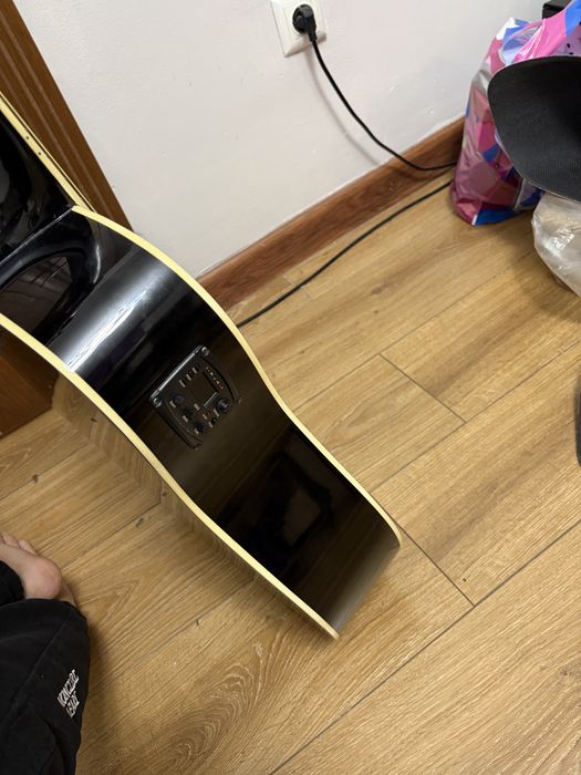 Электроакустическая гитара Stagg SA20DCE BLK