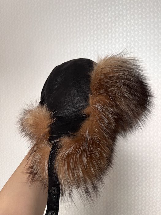 Ушанка коричневая