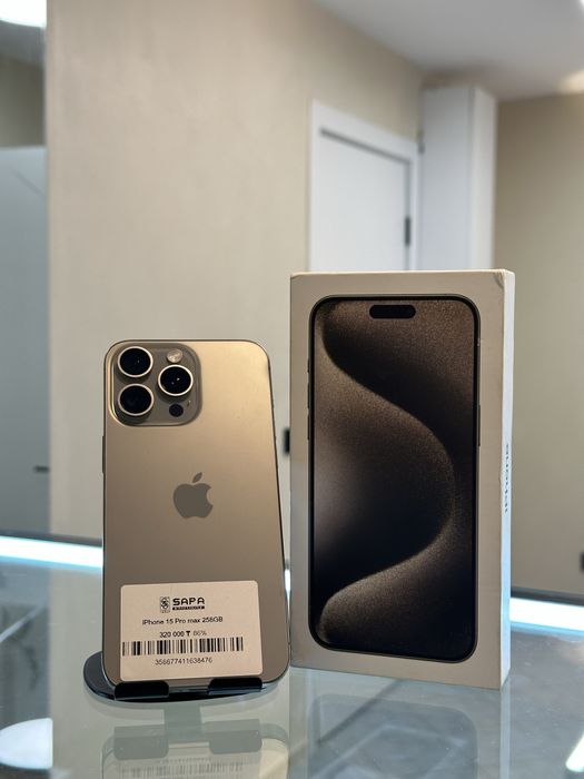 айфон 15 про макс серый