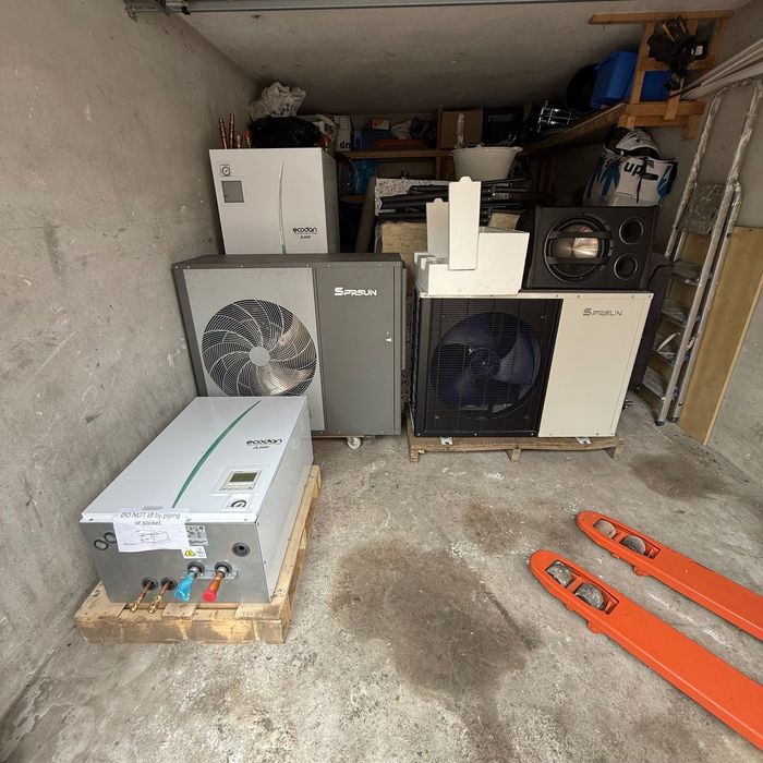 Термопомпа SPRSUN 12KW Inverter Моноблок