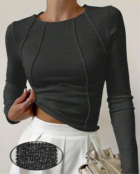 Дамска блуза с дълъг ръкав