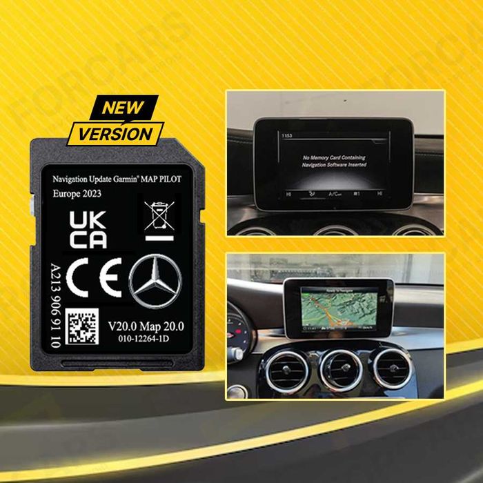 Card navigație Mercedes C-Class W205 GLC V-Class Europa 2025