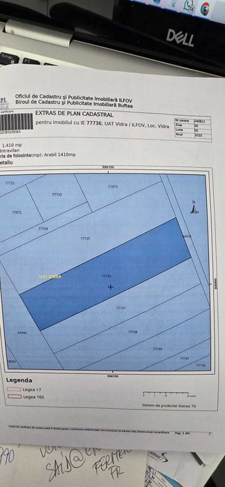 Teren intravilan 1.410 MP pe malul lacului – VIDRA, ILFOV - OPORTUNITATE