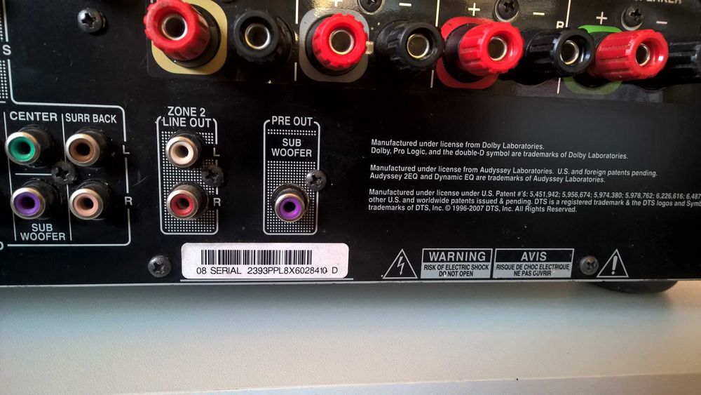 7.1 Receiver Onkyo TX-SR606 HDMI