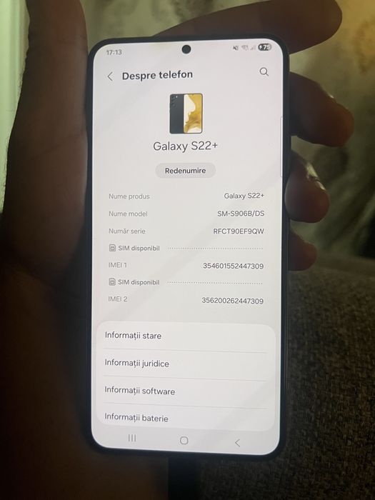 Samsung s22plus impecabil