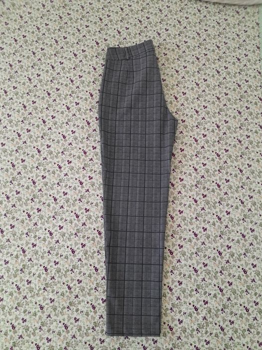Брюки клетчатые 38-40 размер
