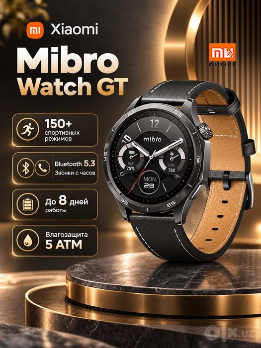 Aqilli soat, Умные часы Xiaomi Mibro watch GT (EU, черный)
