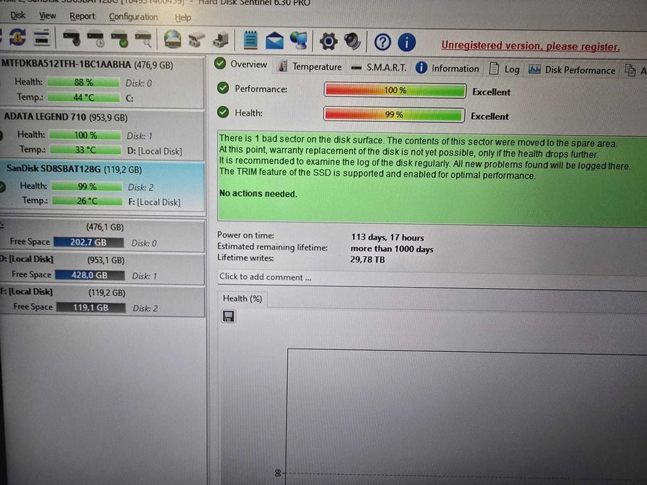 Vand SSD-uri SanDisk/Apacer 256GB si 128GB PC/LAPTOP SATA, 2.5 inch