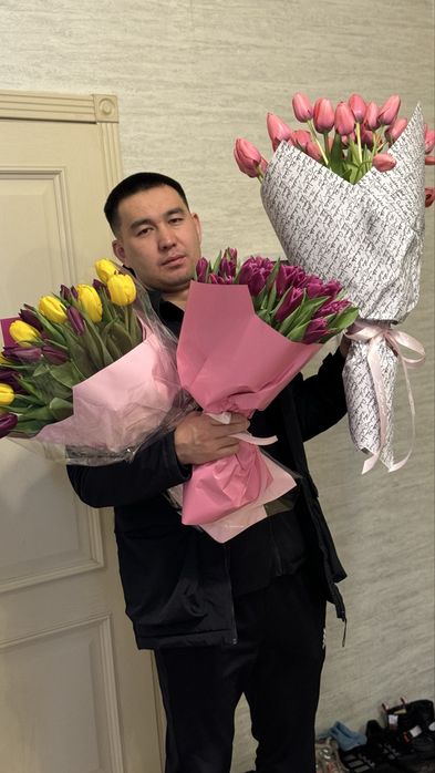 Тюльпаны доставка цветы