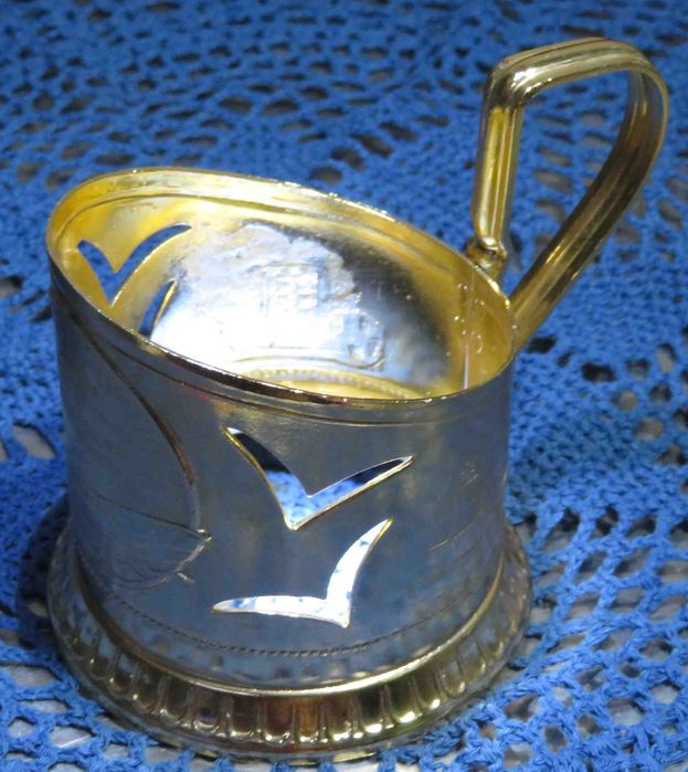 Подстаканник со стаканами СССР