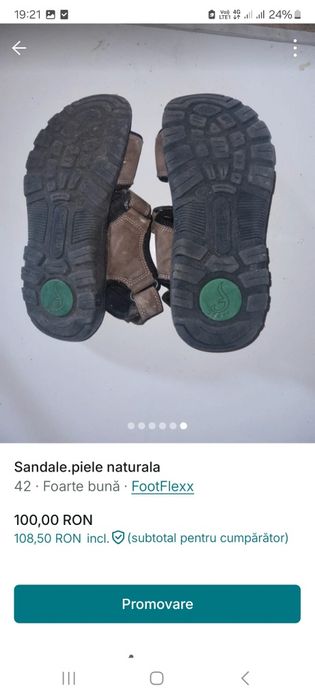 Sandale barbati piele naturala