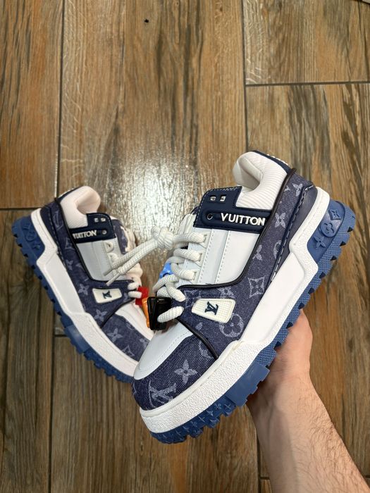 Adidasi Louis Vuitton cu Albastru