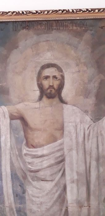 Продавам уникална икона "Възкресение Господне", р-р на платното 108×52