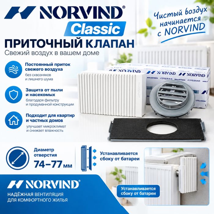 Приточный клапан