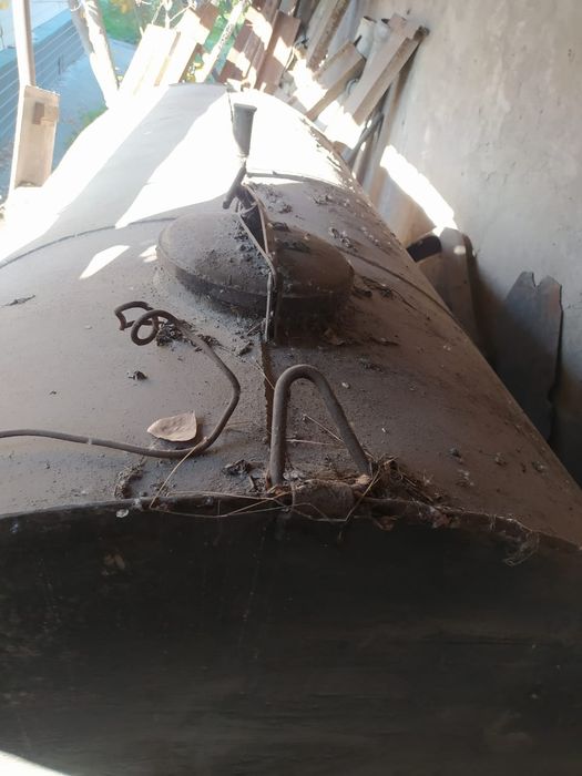 Бочка металл с топливом