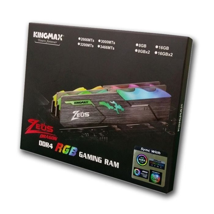 RAM KINGMAX DDR4, 32GB ( 16X2 ) 4133MHz CL19