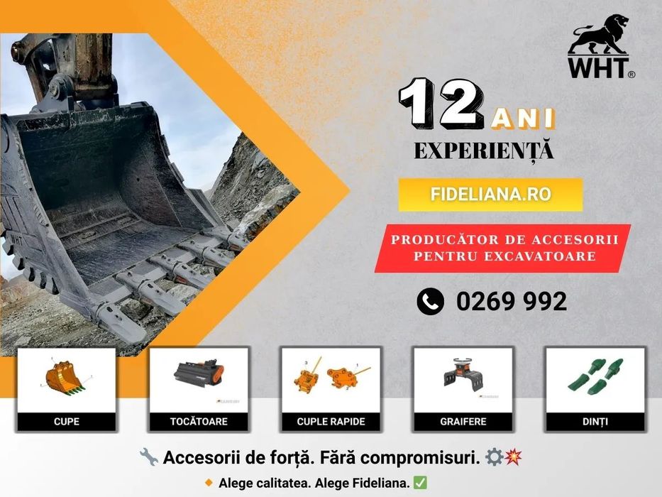 Cupă excavat, taluz, trapezoidală excavator, buldoexcavator