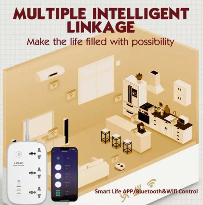 сетевой фильтр LDNIO SCW3451