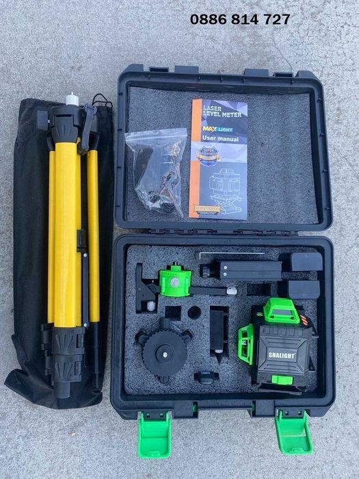 4D ЛАЗЕРЕН НИВЕЛИР с 16 линии (четири точков) самонивилиращ се