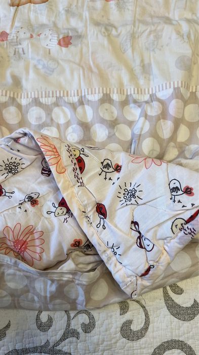 Стеганное одеяло детское