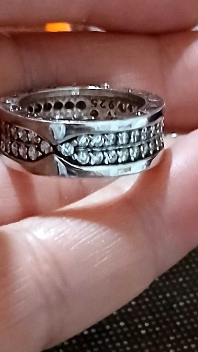 Vand inel argint bvulgari m18 mm 600 lei