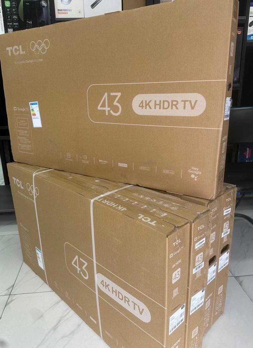 Телевизор TCL 43 4K HDR Google TV два пульта дистанционного управления