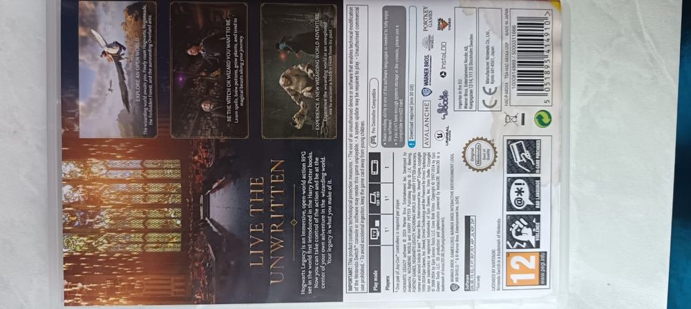 Hogwarts legacy Nintendo switch