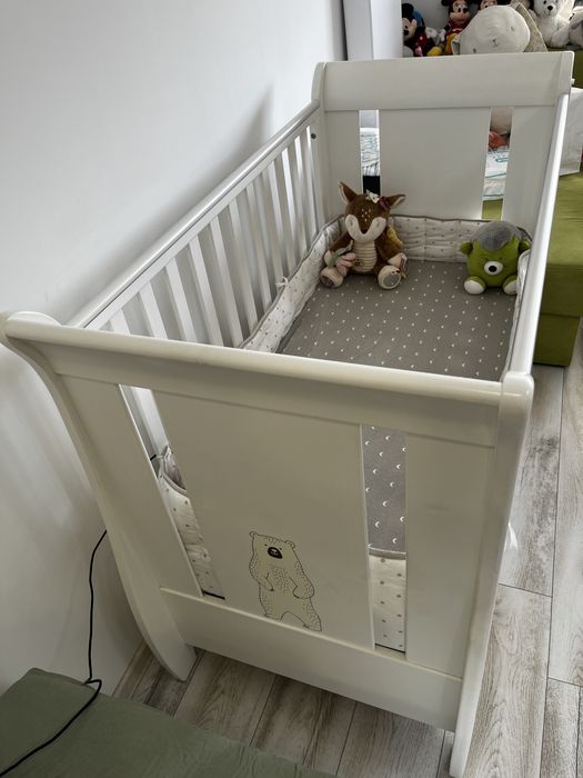 Patut Tutti Bambini Evolutiv 3 in 1 cu saltea nouainclusa