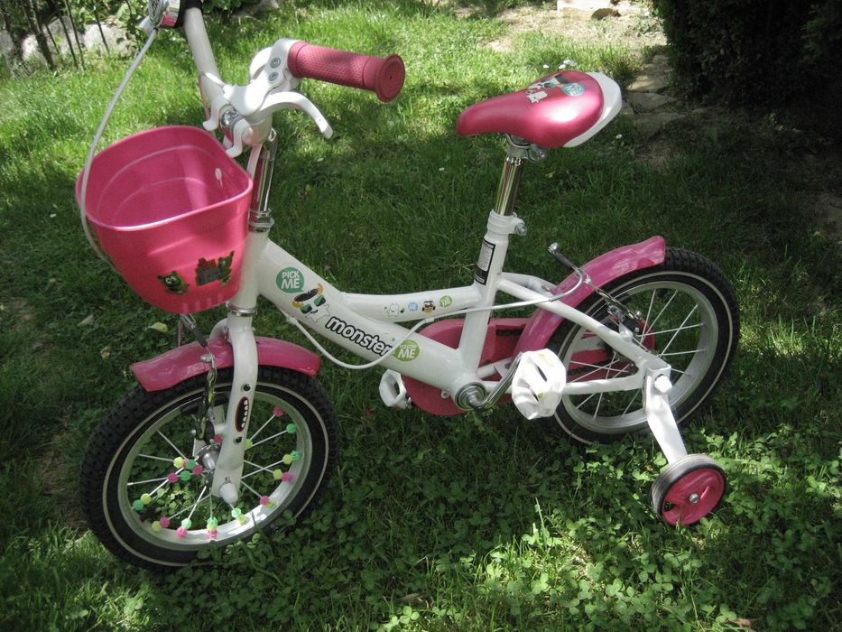 Продавам колело за момиче 12''-16'' (от 3г до 7 години) до 40-45 кг