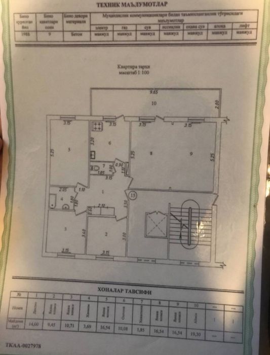 5-комн. квартира, 120 м², Юнусабадский район