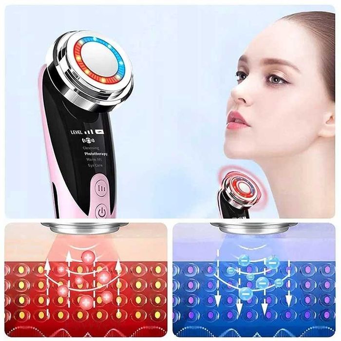 LED устройство за лифтинг на лице, ултразвукова грижа за кожата