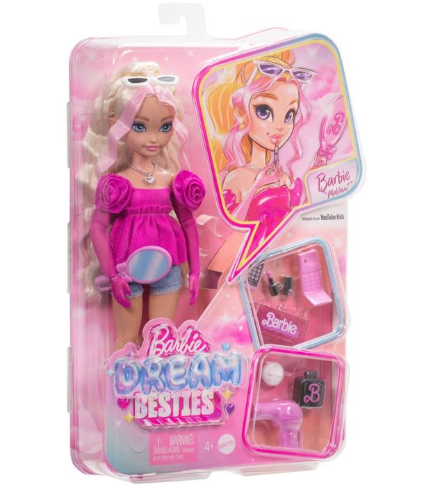 Игрушка кукла для девочек Dream Besties Barbie Malibu Doll Accessories