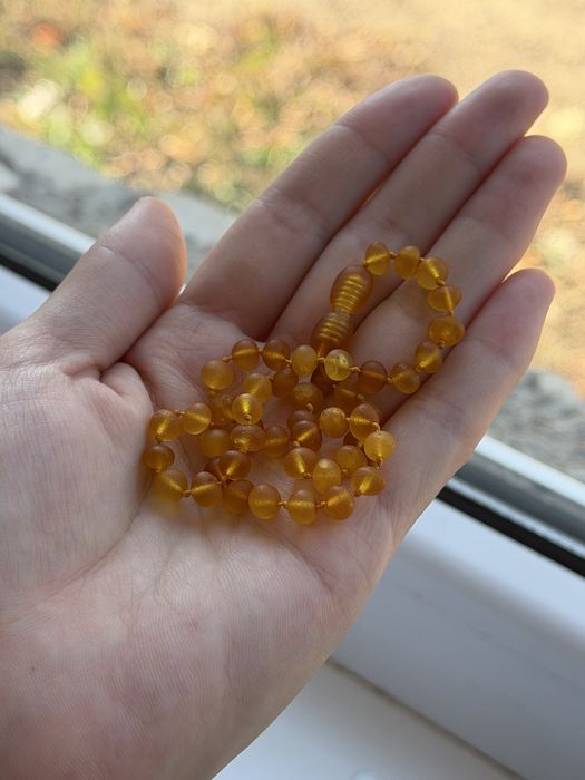 Янтарные бусы 30 см