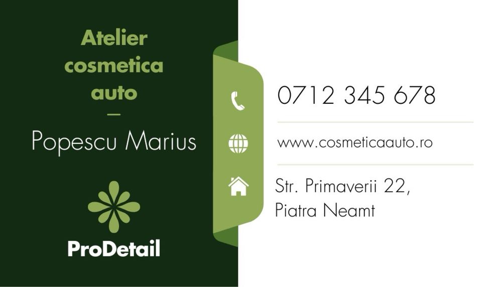 Promotionale carti de vizita flyere laminate