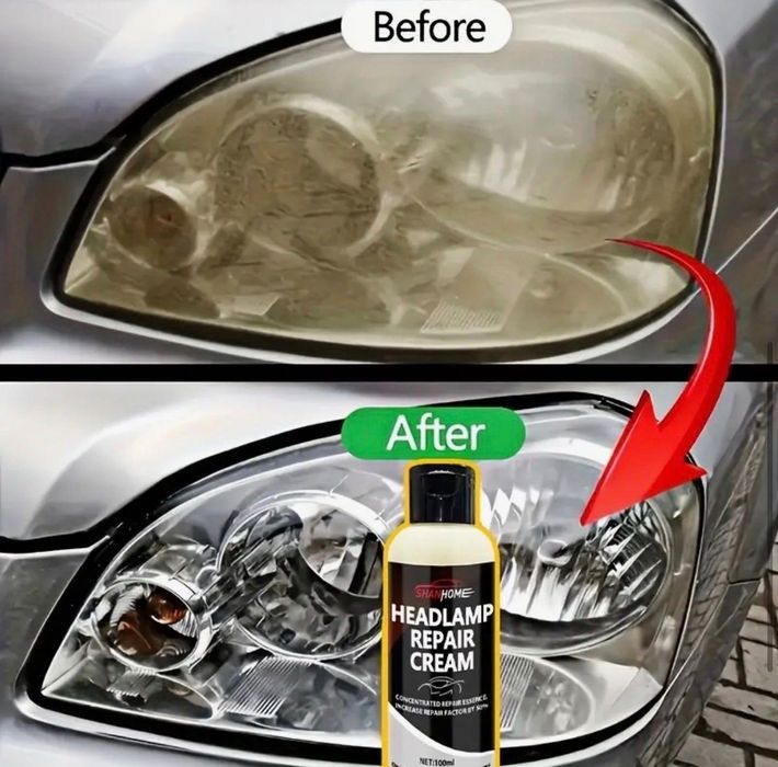 Комплект за възстановяване на фарове 100мл – Без пожълтяване