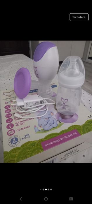 Pompă electrică de sân Easycare 2 în 1