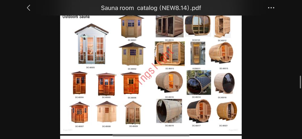 Сауны любой модели и размеров