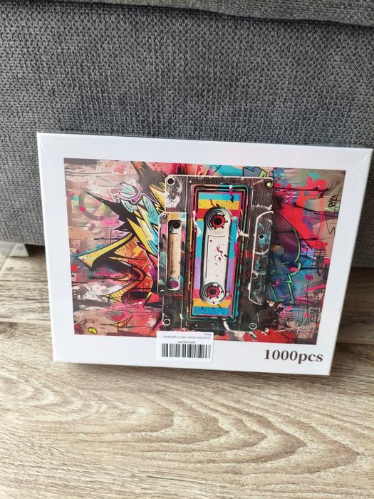 Tucocoo Puzzle 1000 piese pentru adulți – casete retro colorate