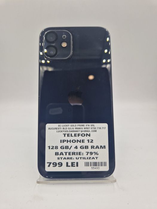 Iphone 12 128GB / 4GB RAM 79% Baterie Garantie #55493