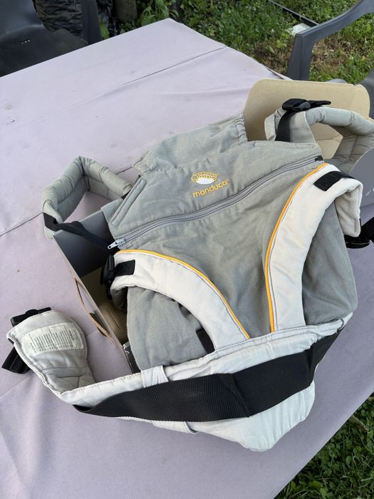 Marsupiu Manduca XT grey-yellow
