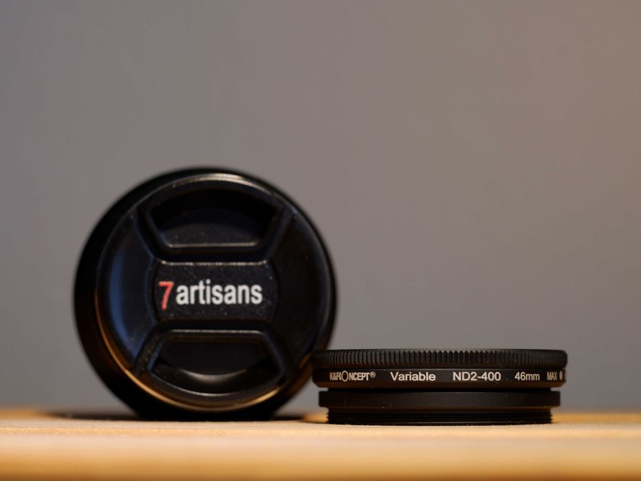 7Artisans 25mm F/1.8 MFT Обектив с Vario ND и Black Mist филтри