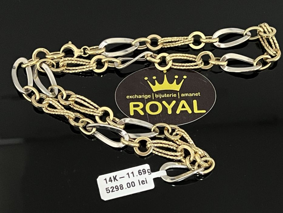 Bijuteria Royal CB ; Lant aur 14k 585  11,69 gr