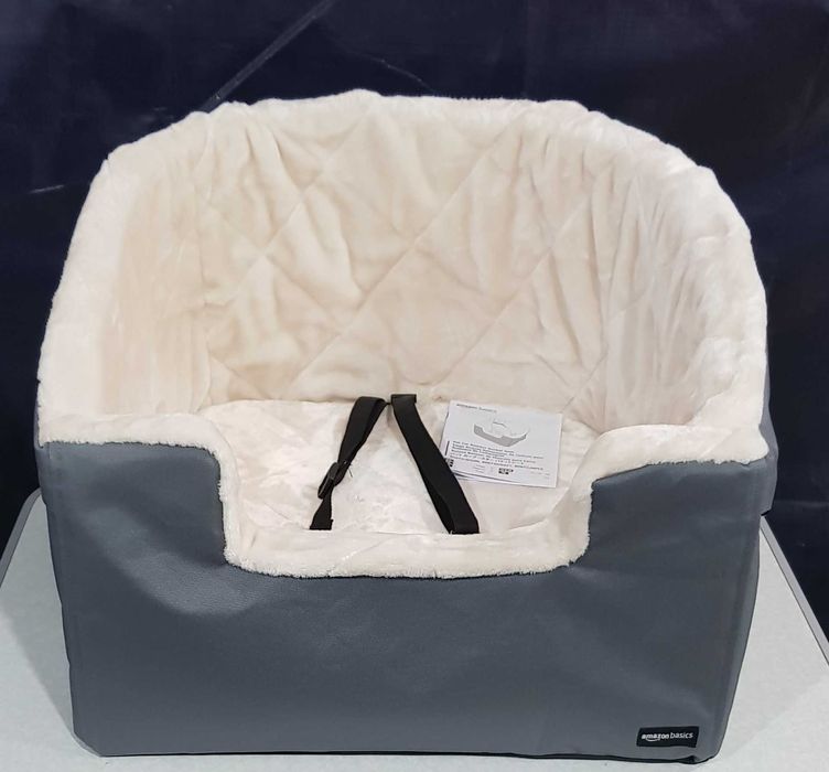 Scaun auto animale de companie, AmazonBasics 46x56x41 cm , gri