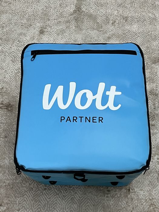 Термосумка Wolt для доставки, как новый